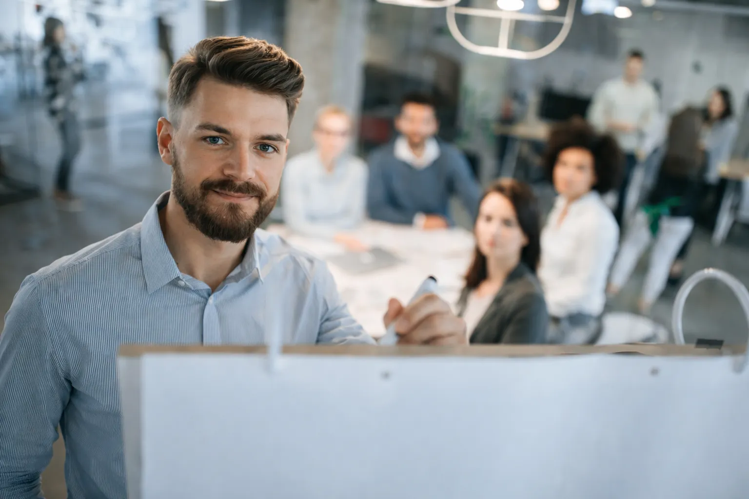 Wertefest Team bei der Zusammenarbeit